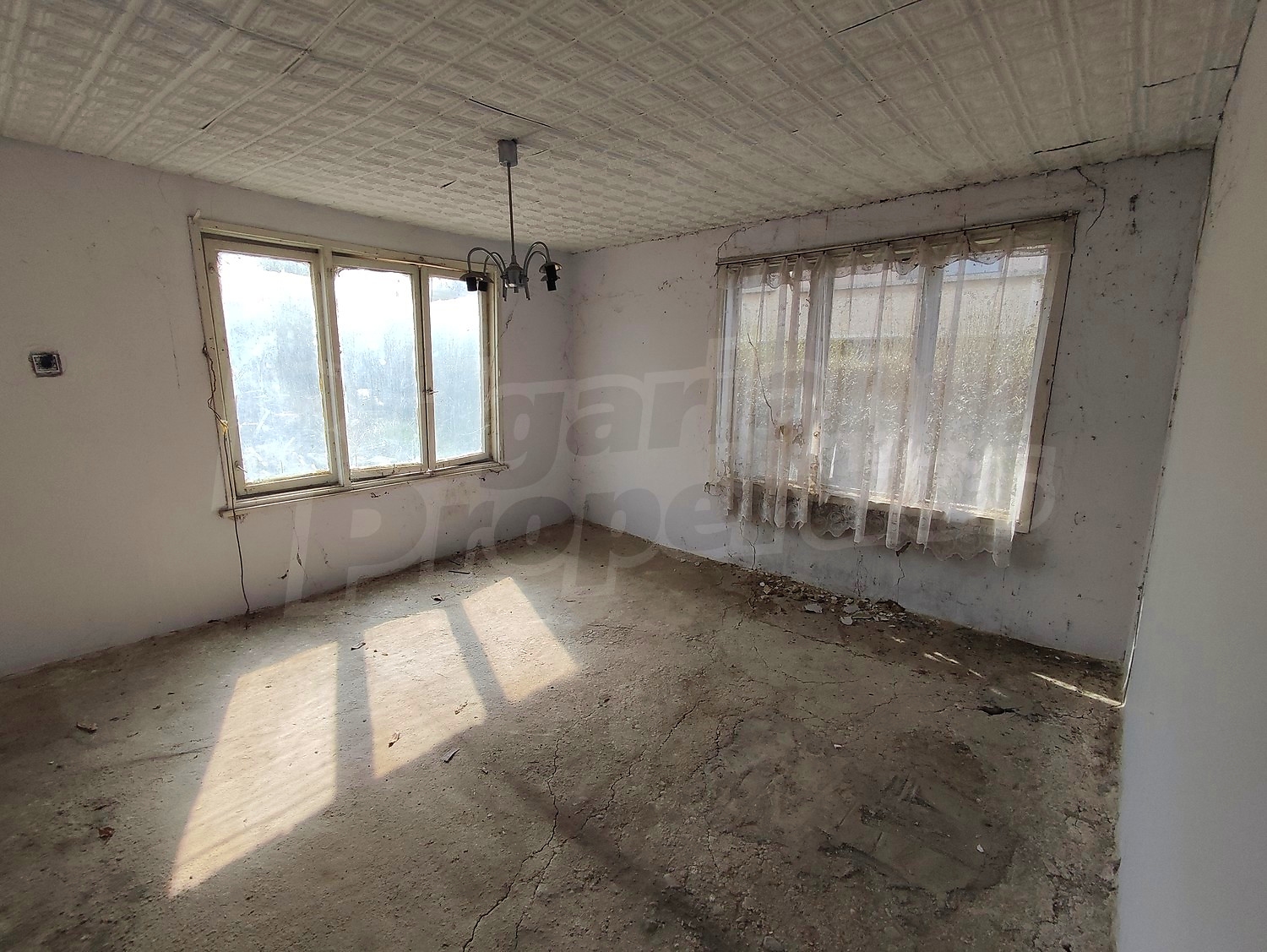 inside, unfurnished