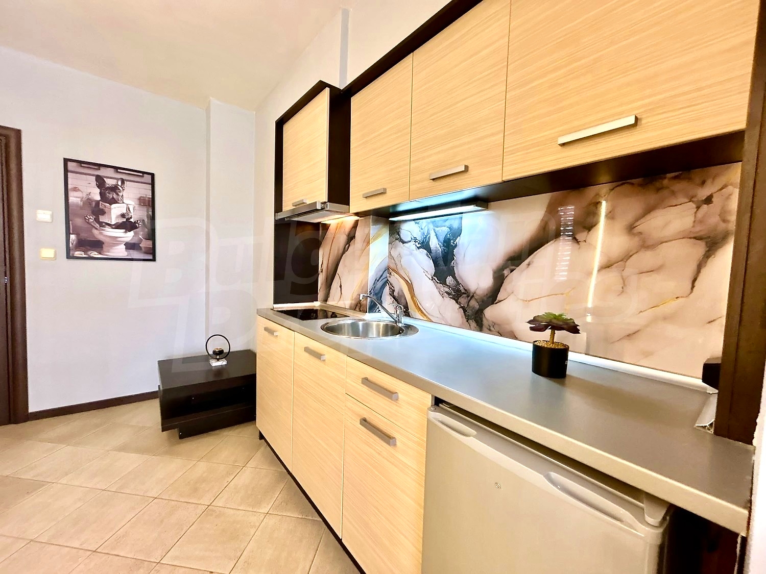 inside, kitchen, furnished
