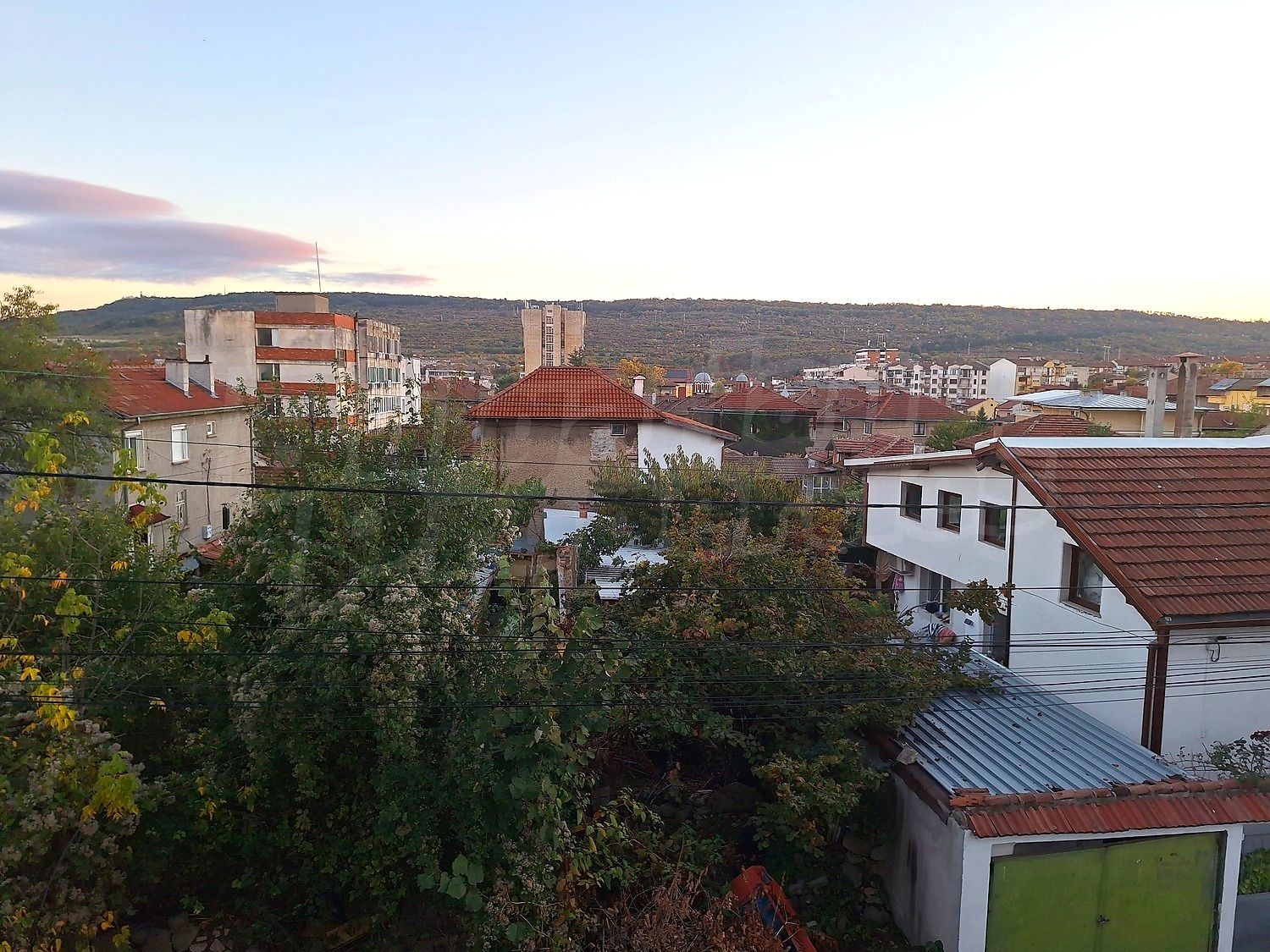 outside, mountain, green area, view from balcony