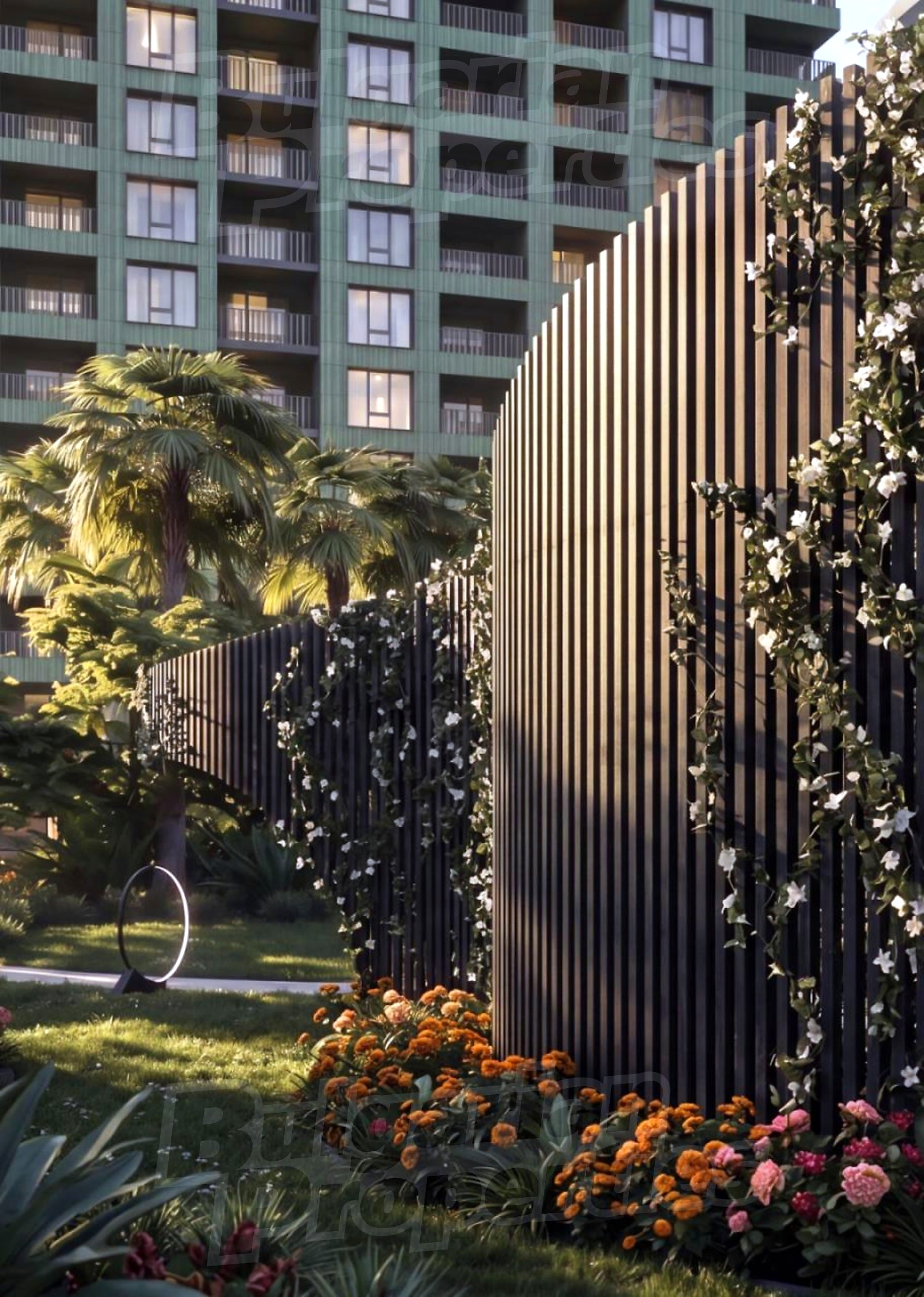 outside, garden, facade, green area