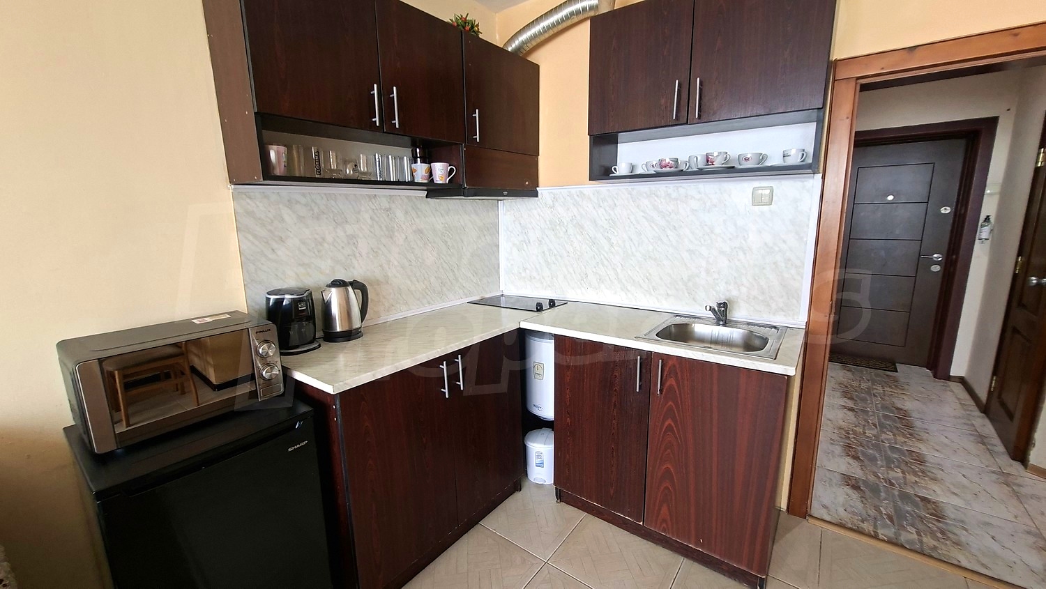 inside, kitchen, furnished