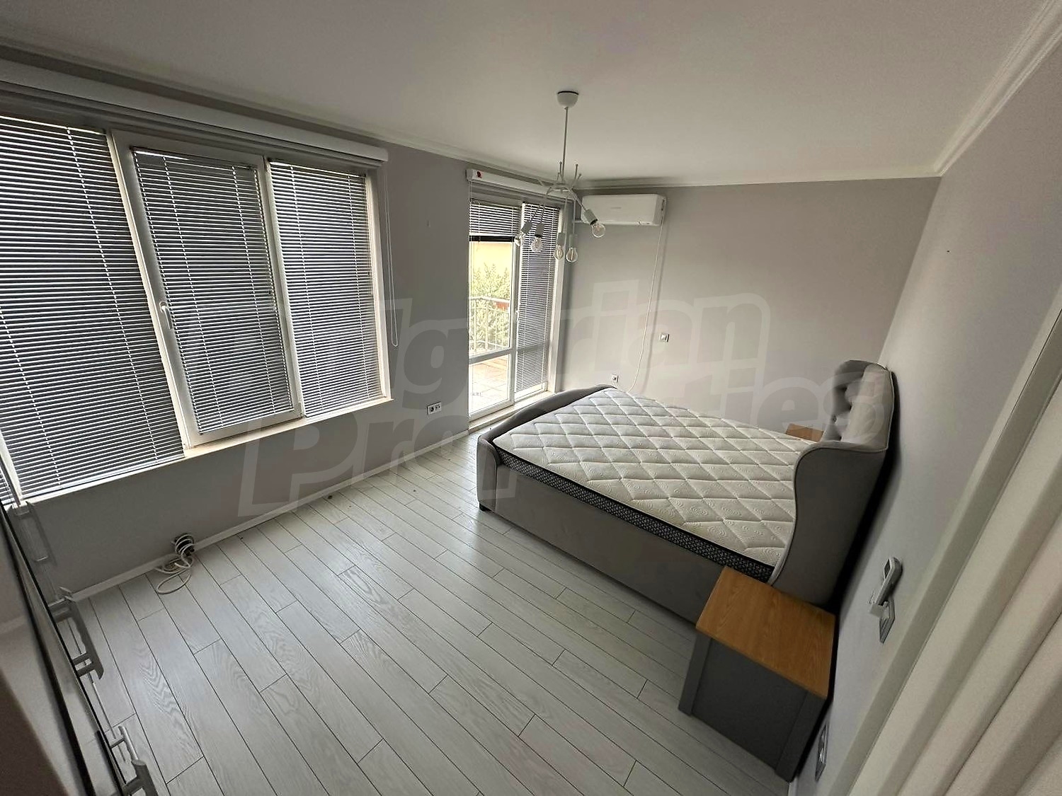 inside, bedroom, balcony, furnished