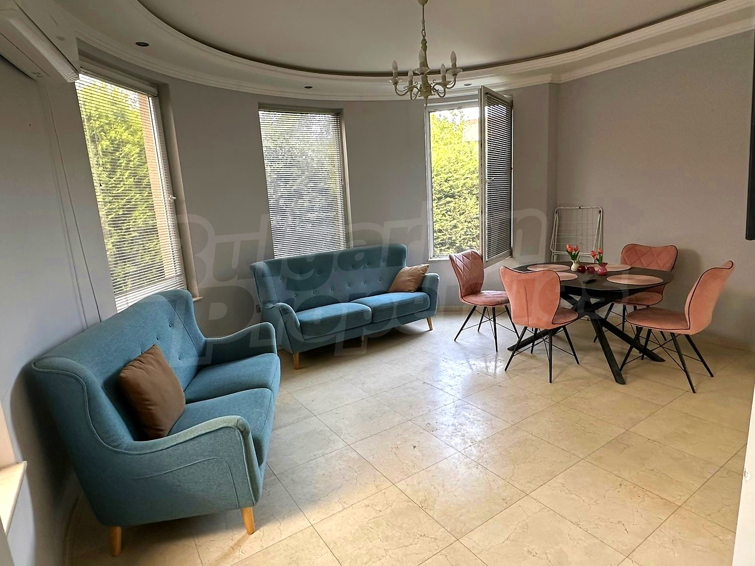 inside, living room, furnished