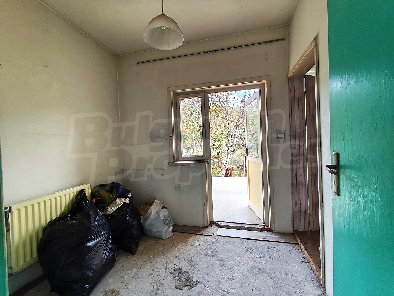 inside, balcony