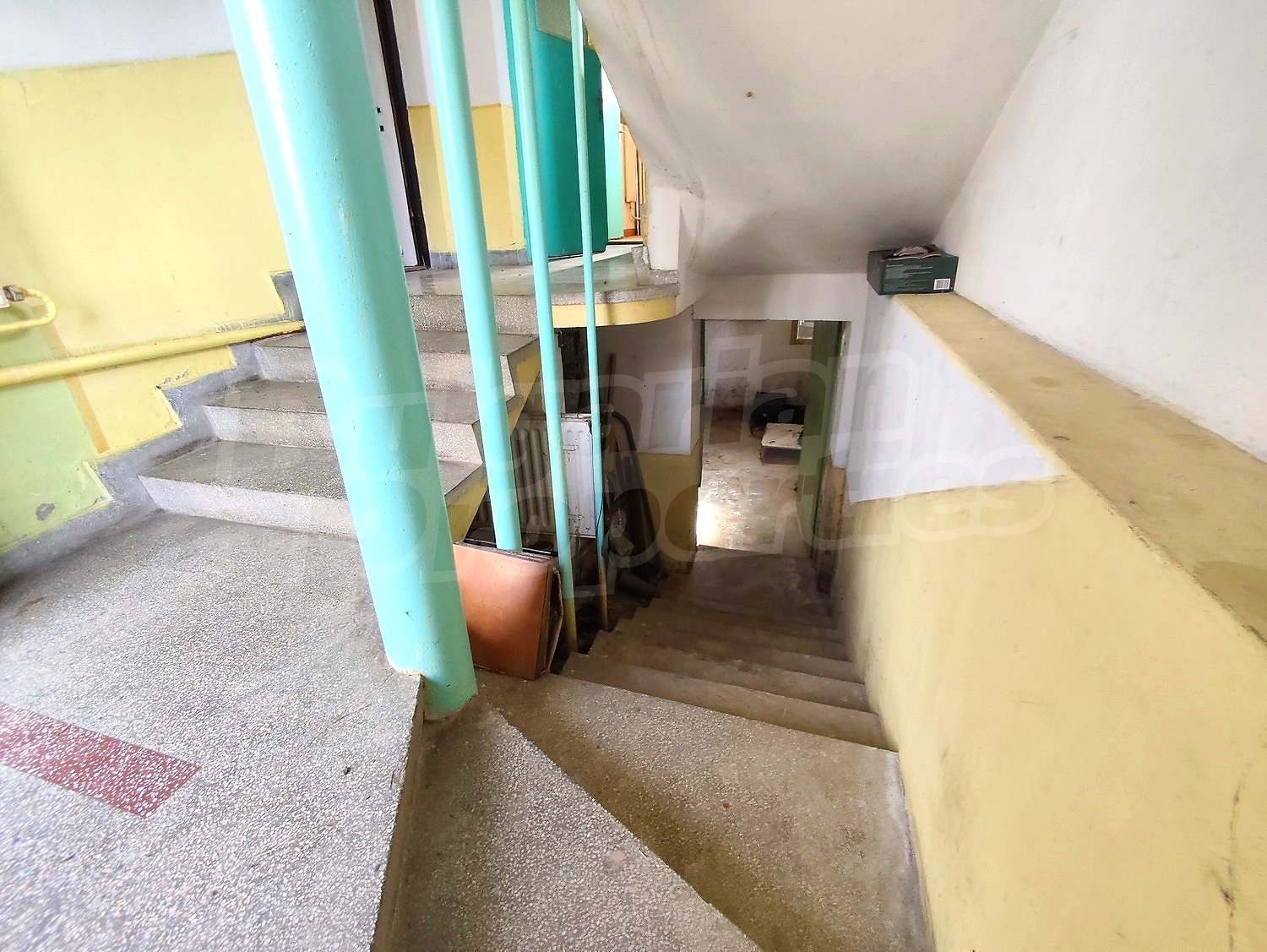 stairs, inside building entrance