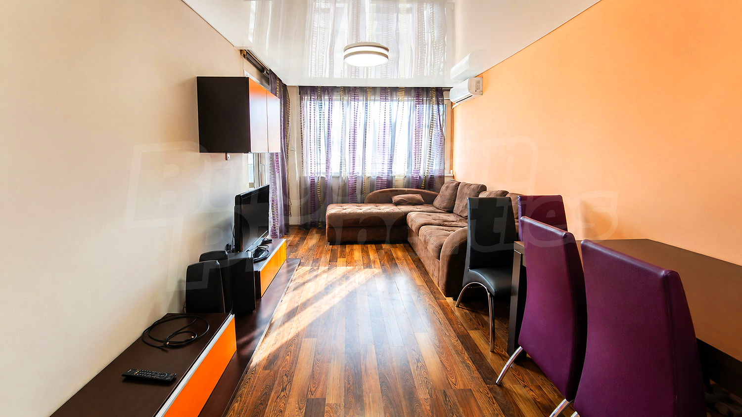 inside, living room, furnished