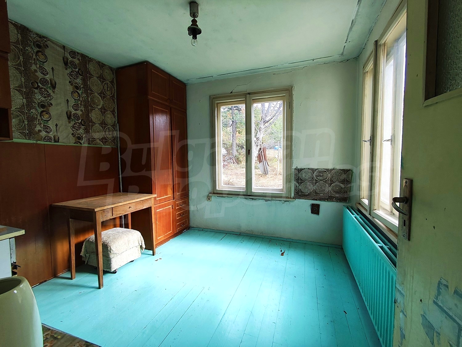 inside, view from balcony