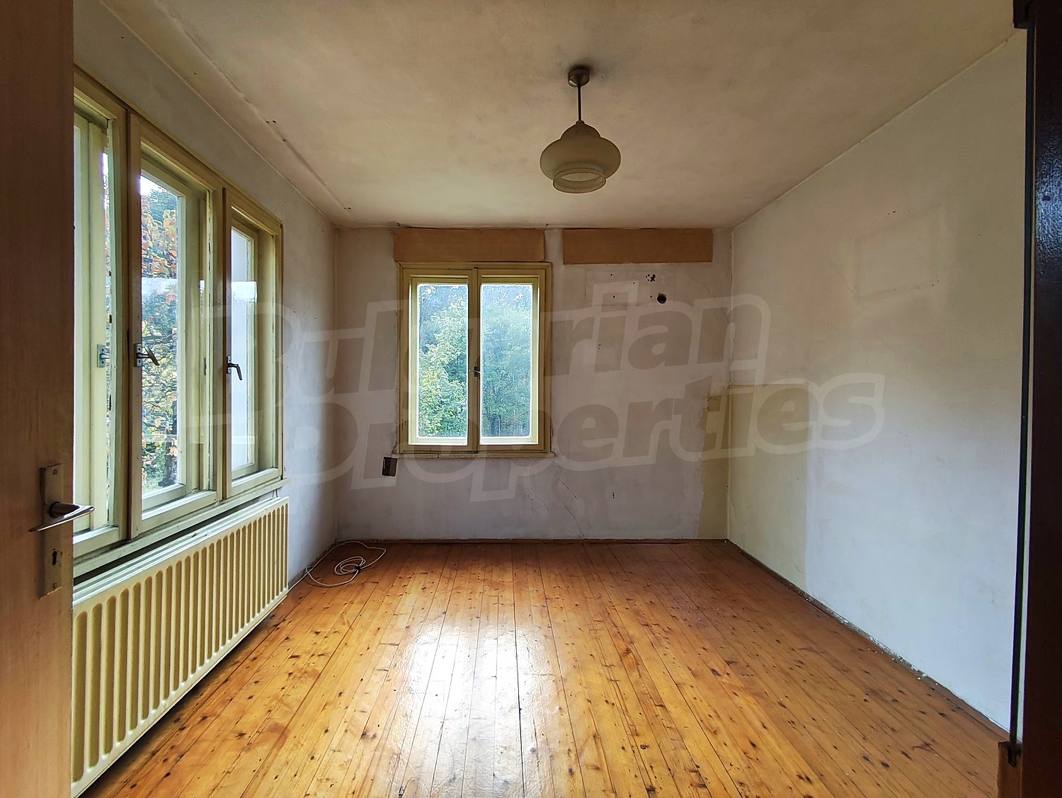 inside, empty
