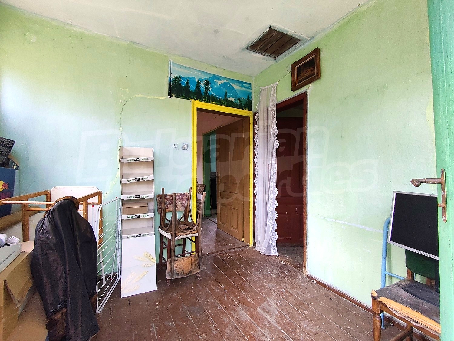 inside, furnished