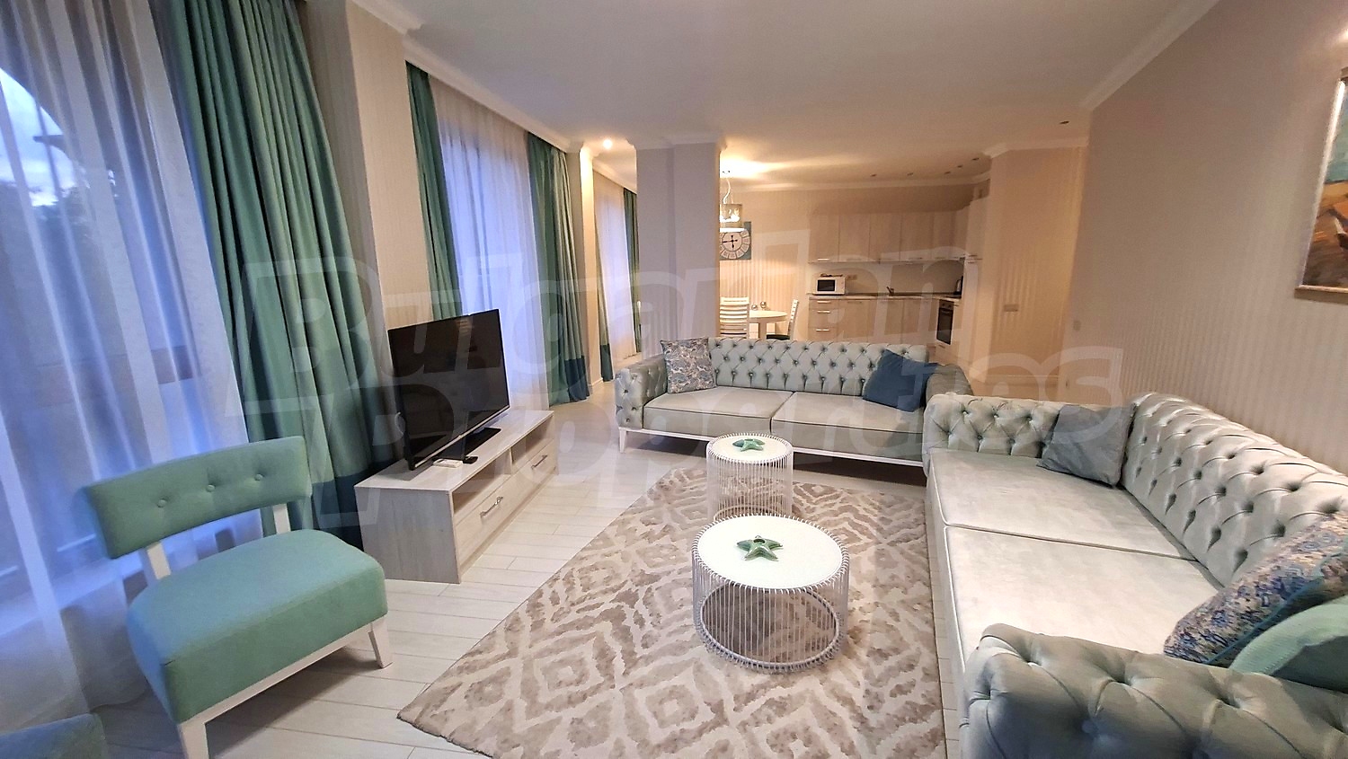 inside, living room, furnished