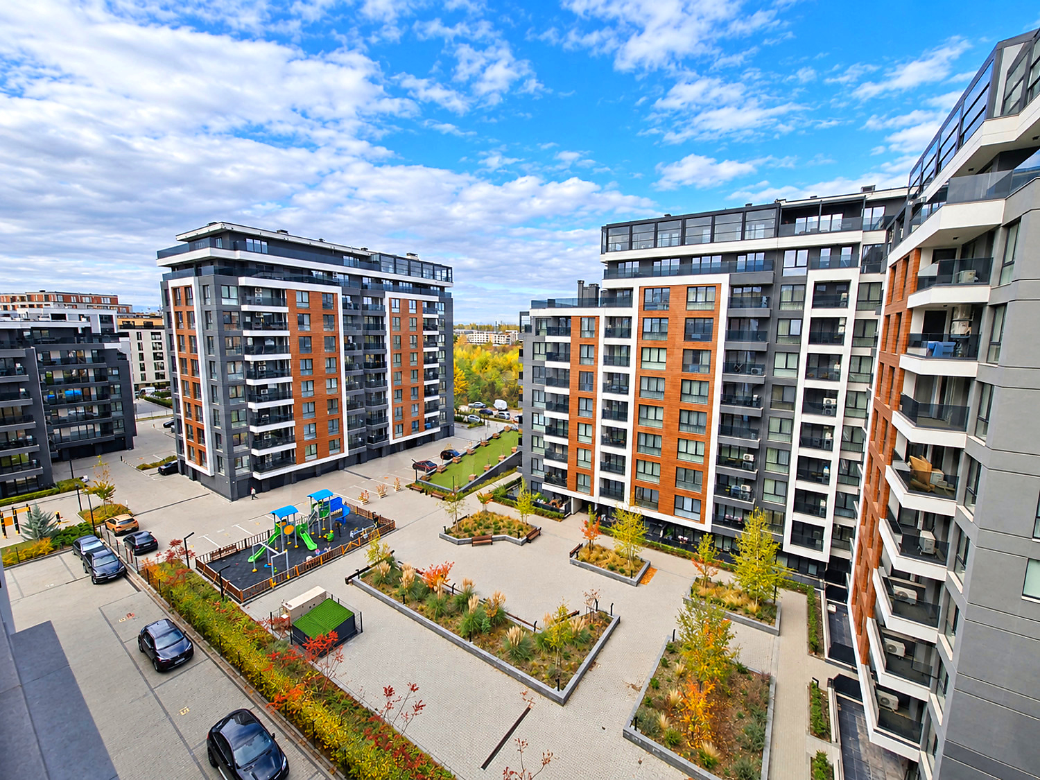 outside, facade, garden, parking