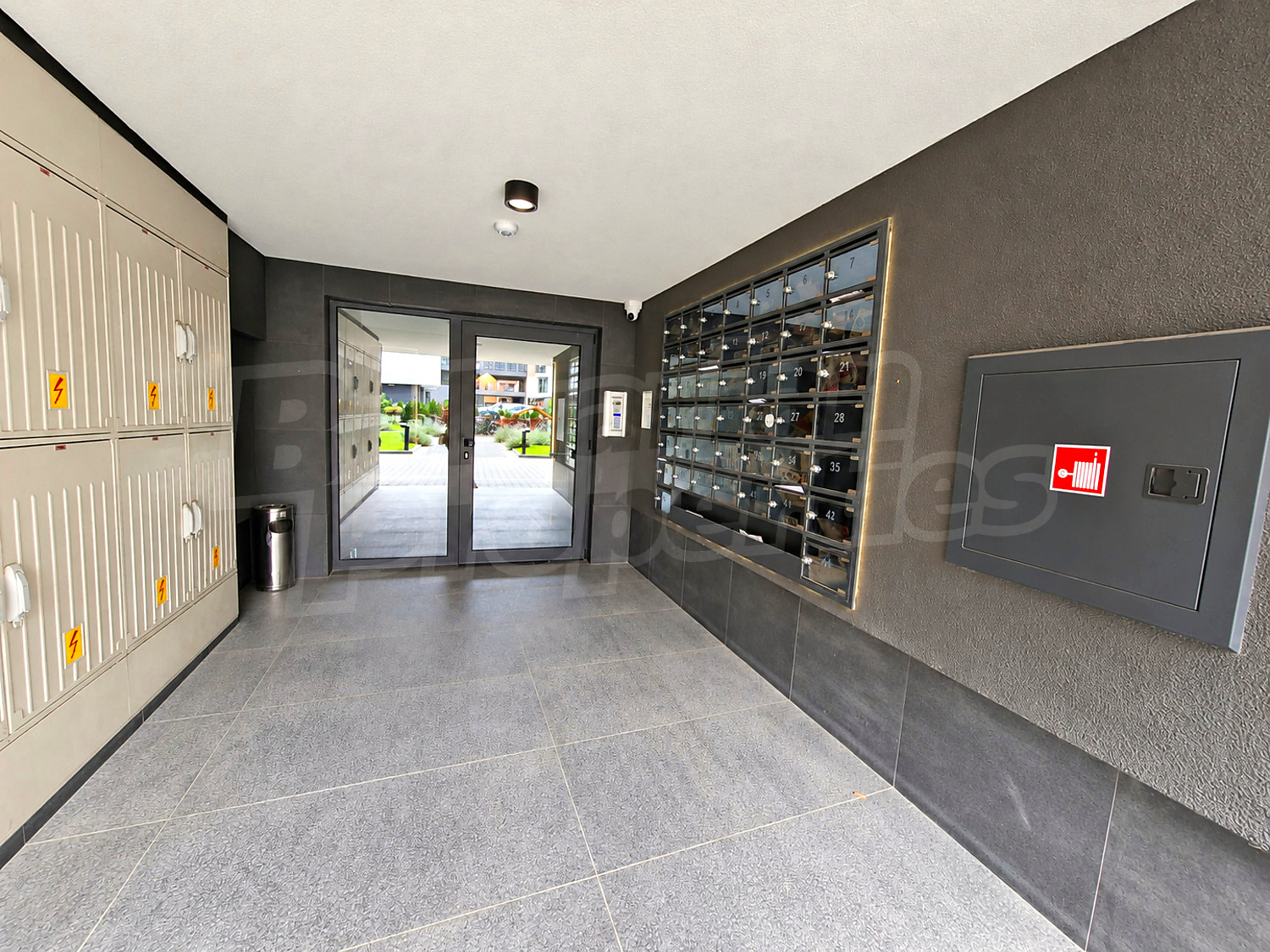 inside building entrance