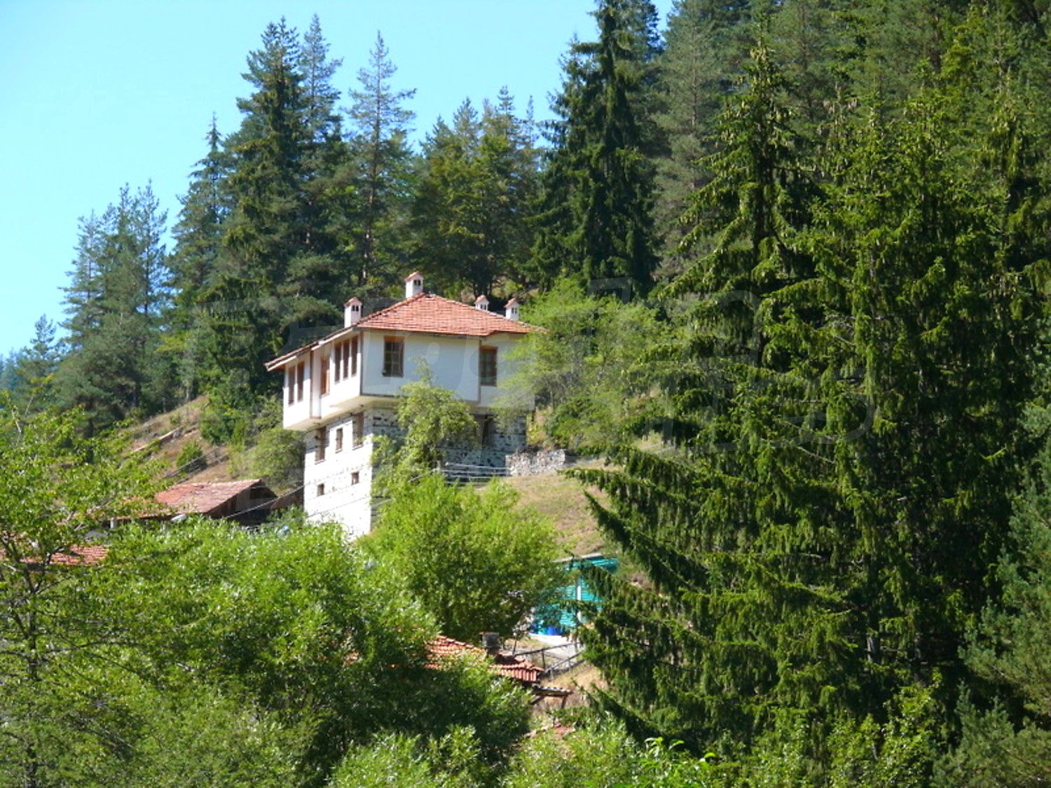 outside, mountain, green area
