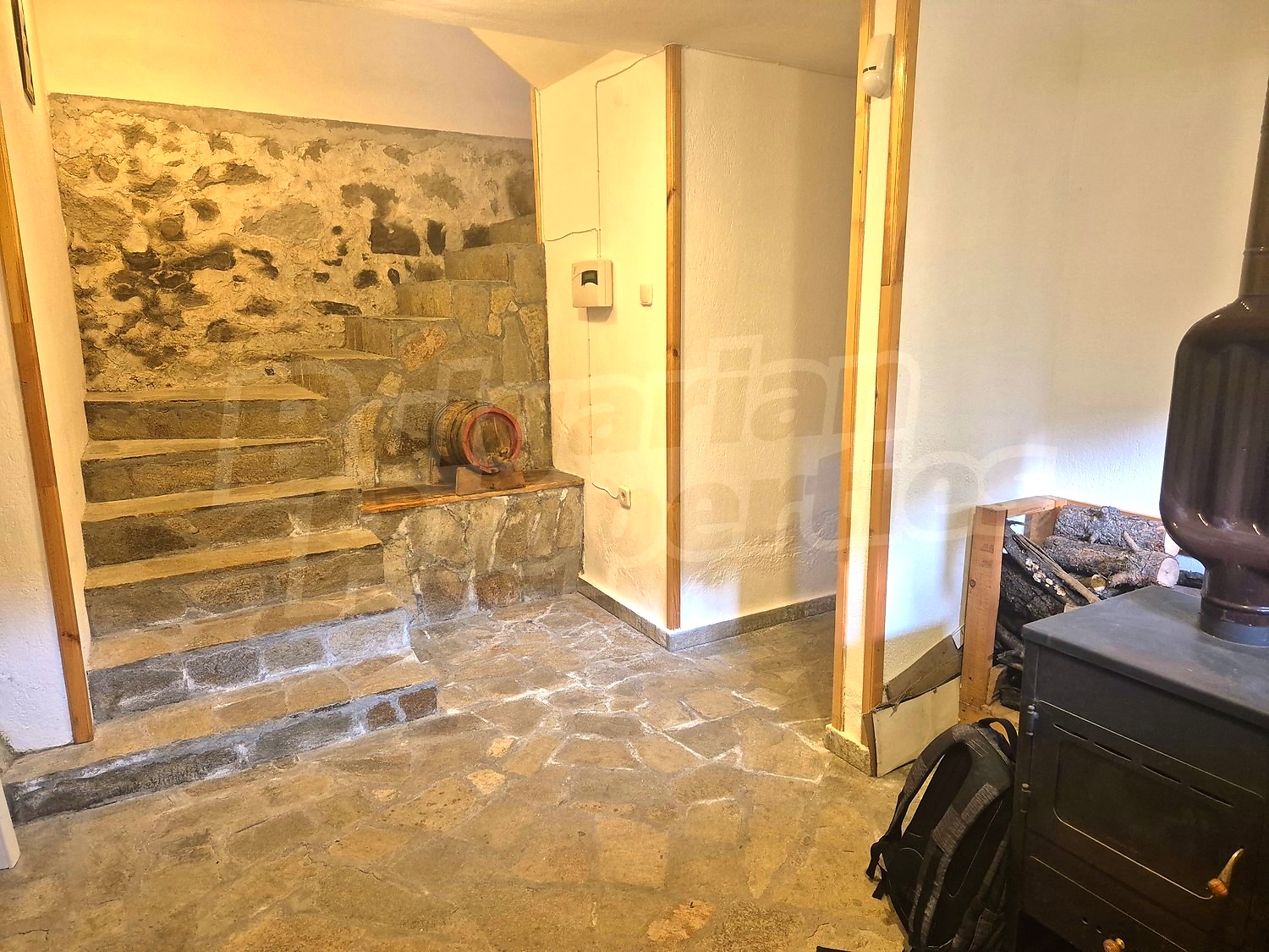 inside, stairs