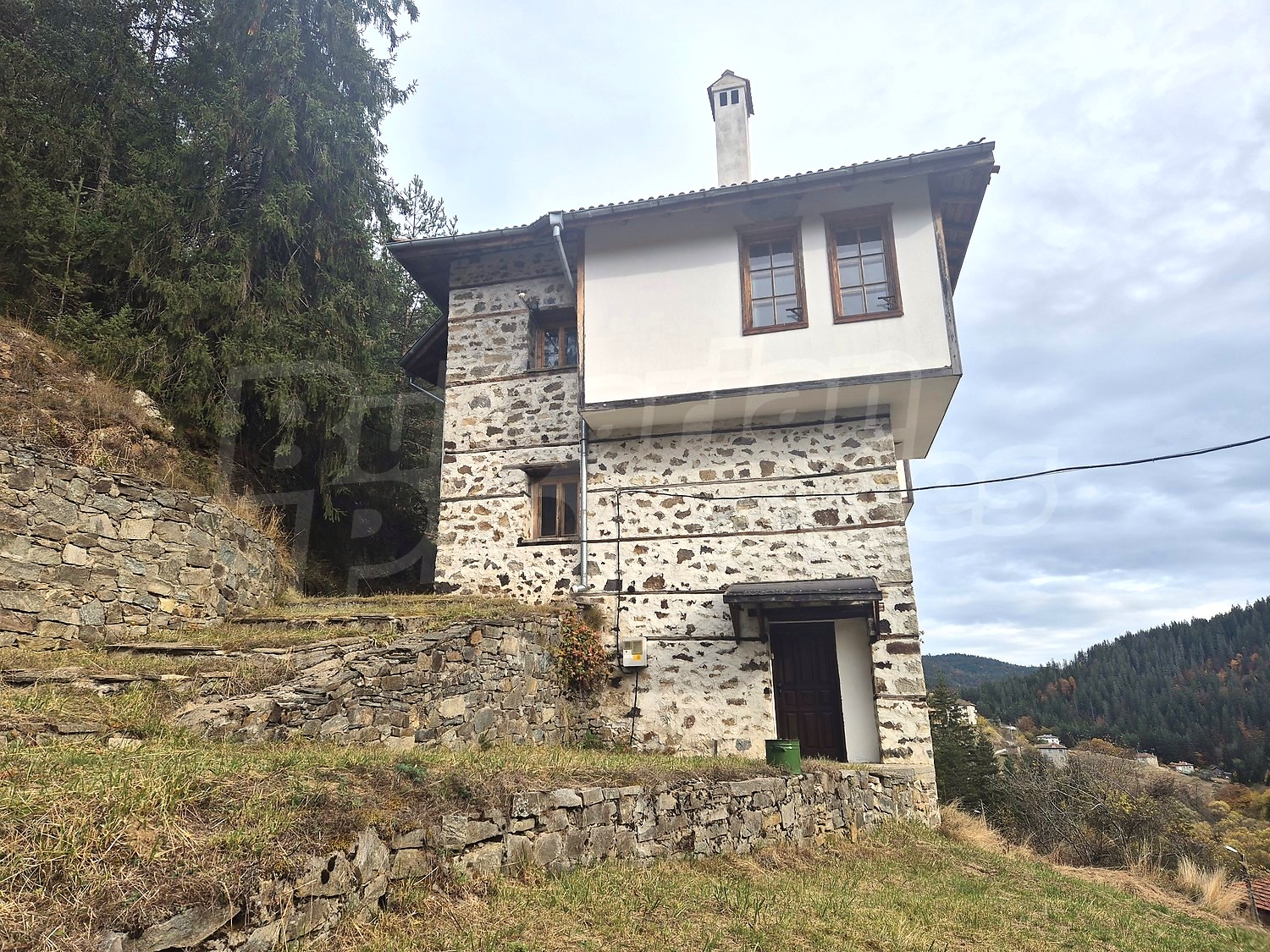 outside, facade, mountain, garden