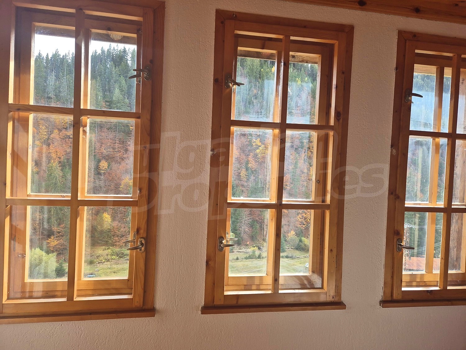 inside, view from balcony