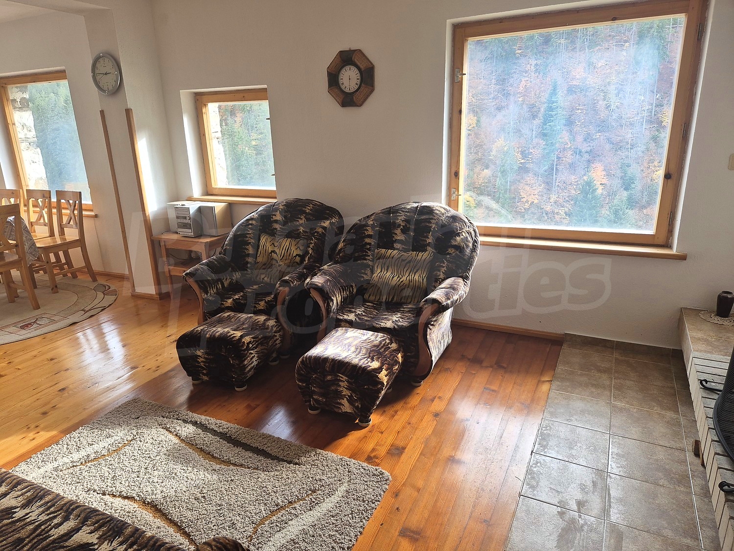 inside, living room, furnished, view from balcony