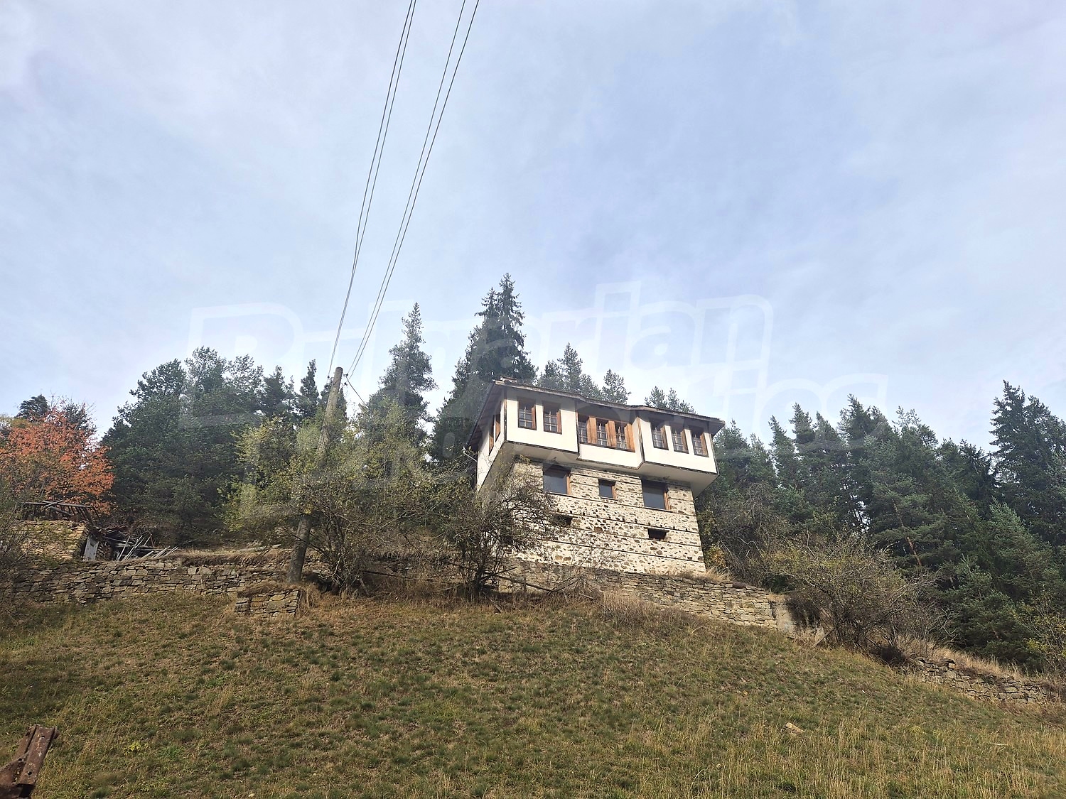 outside, facade, mountain, green area