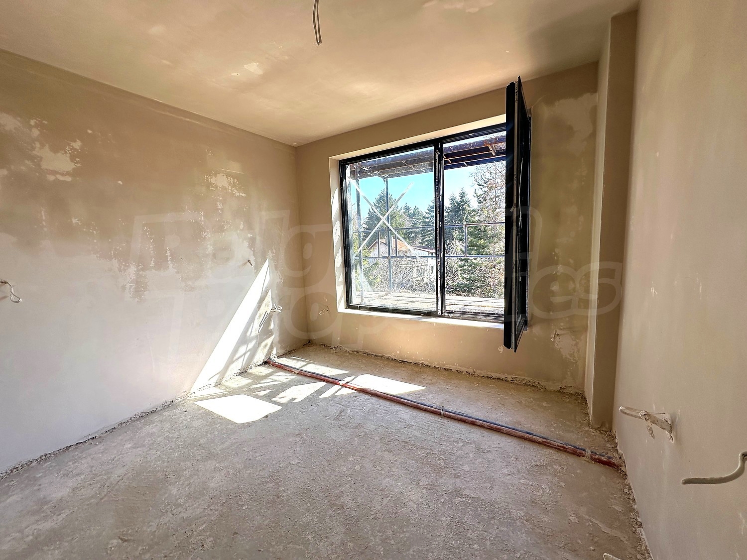 inside, view from balcony