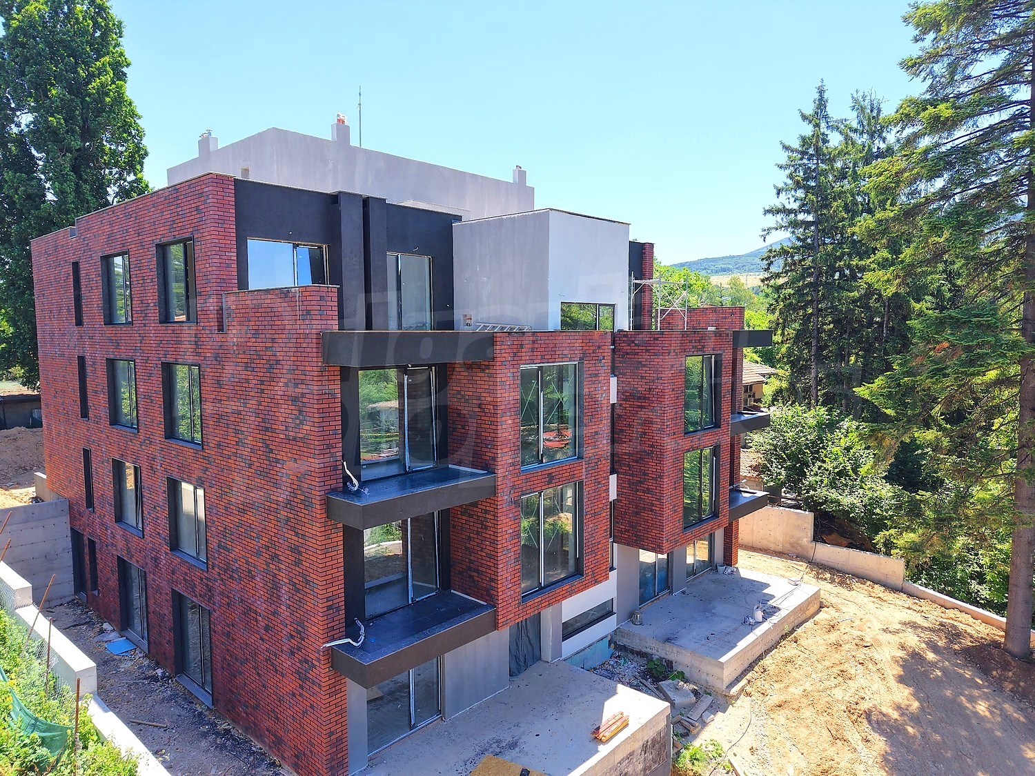 facade, outside, garden