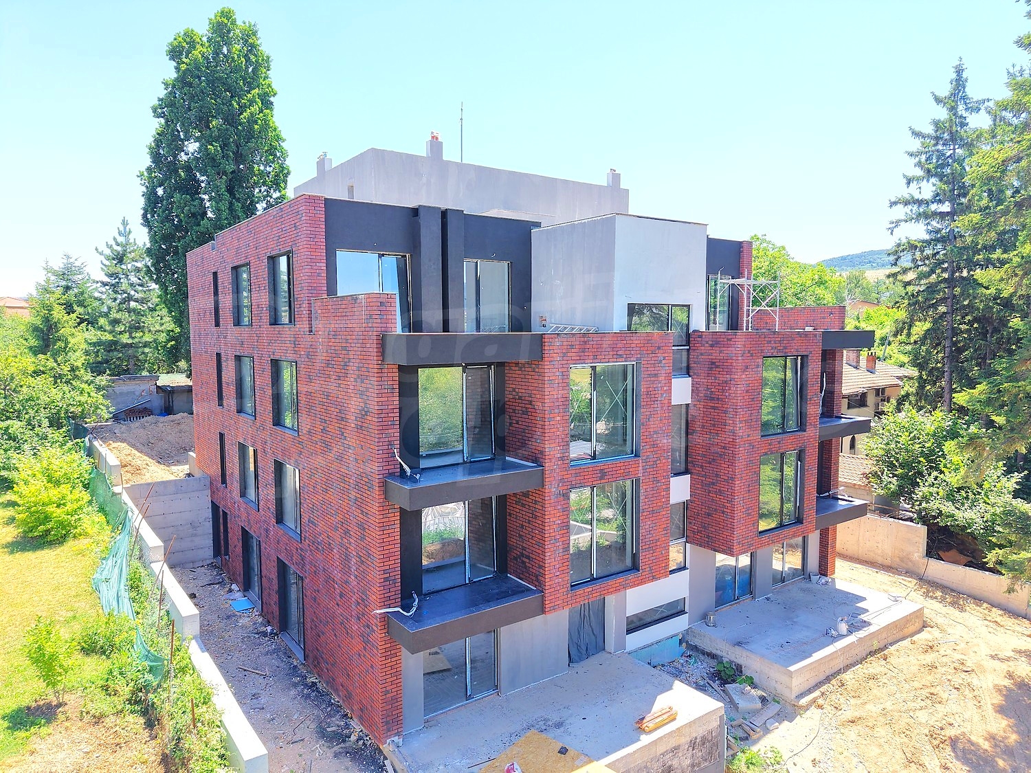 facade, outside, garden