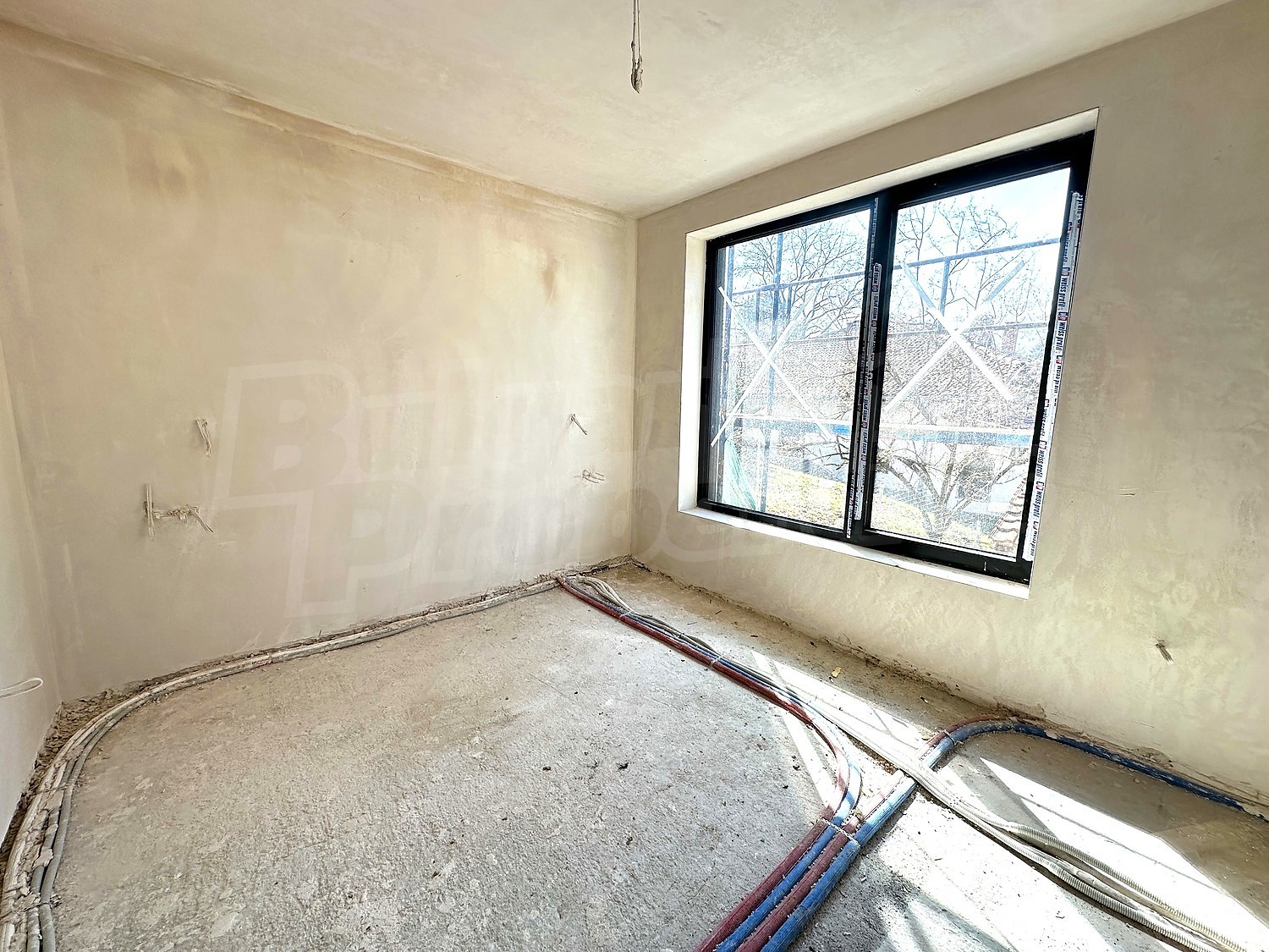 inside, unfurnished
