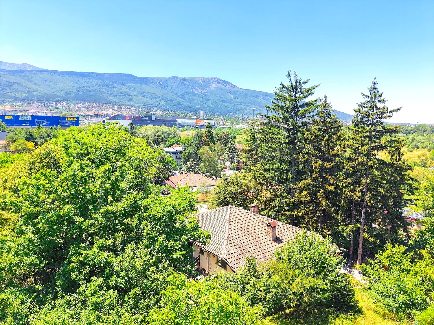 outside, mountain, green area