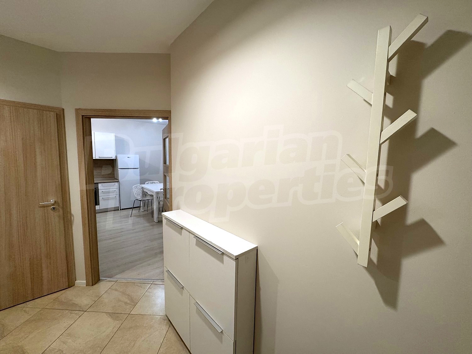 inside, hallway, kitchen, furnished