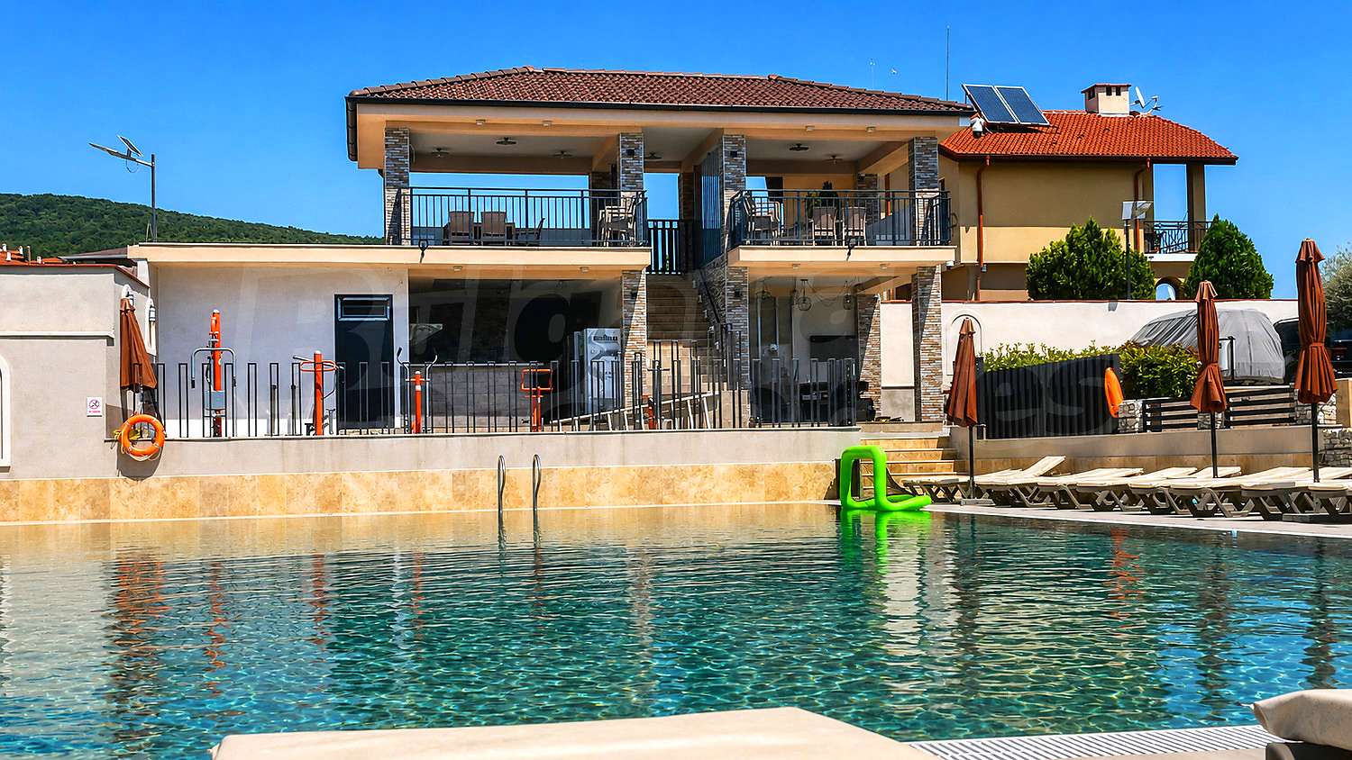 outside, pool, facade