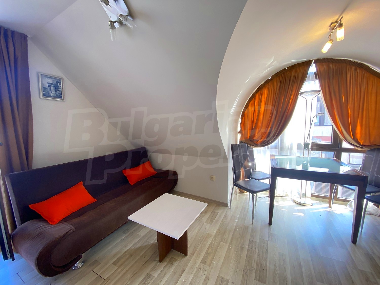 inside, living room, furnished