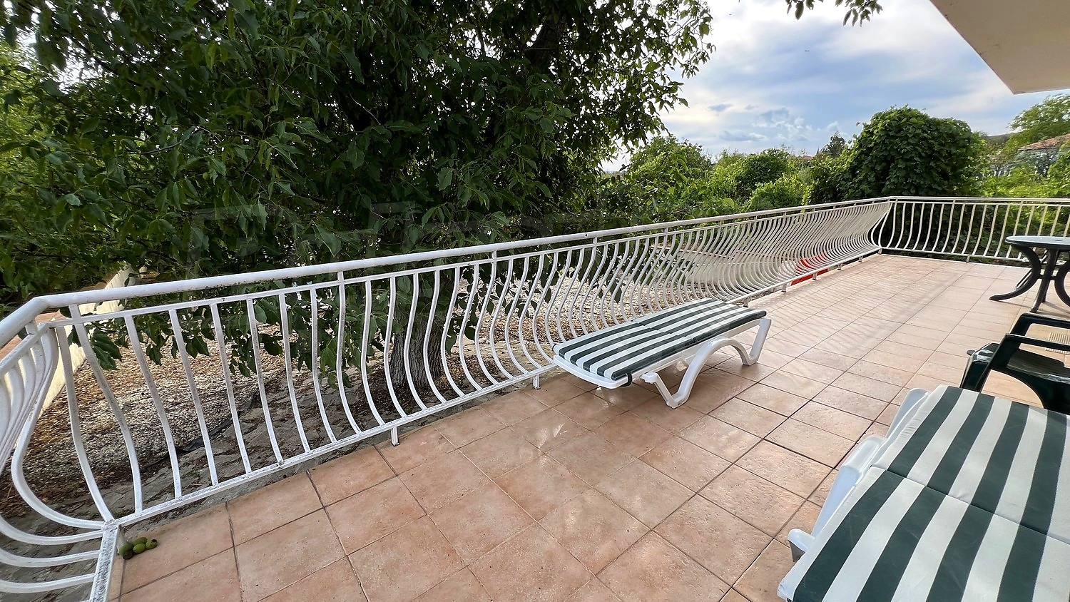 balcony, outside, garden, view from balcony