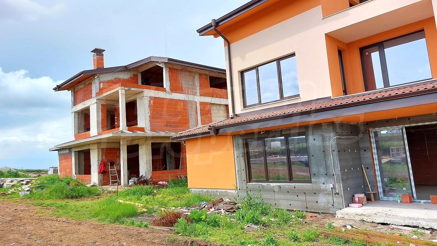 House for sale near Sofia, Bulgaria. New house with garden, garage and