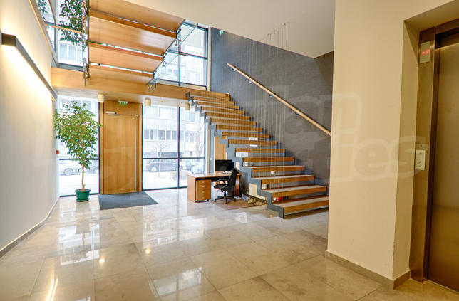 Impressive office with equipment in a new building Impressive office with equipment in a new building