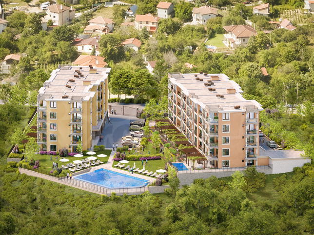 One-bedroom and 2-bedroom modern dwellings set 1 km away from the resort "St. St. Constantine and Elena" One-bedroom and 2-bedroom modern dwellings set 1 km away from the resort "St. St. Constantine and Elena"