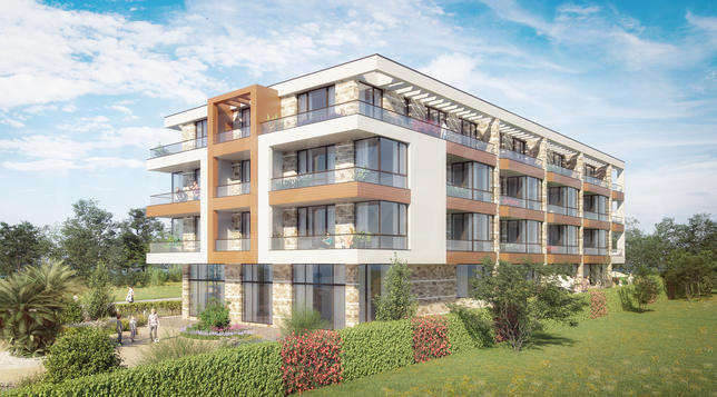 Different type of apartments in a new building in Sarafovo district Different type of apartments in a new building in Sarafovo district