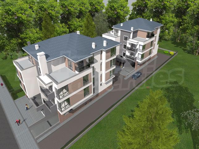 Complex of two four-storey buildings with convenient location in Plovdiv Complex of two four-storey buildings with convenient location in Plovdiv