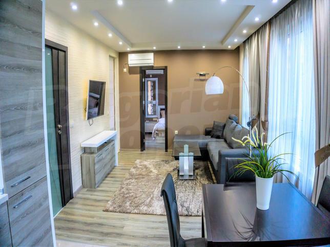 Furnished and equipped apartment with ground floor garage in the center of Burgas Furnished and equipped apartment with ground floor garage in the center of Burgas