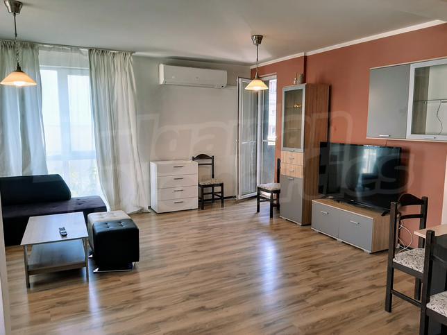 Fully furnished and equipped three-bedroom apartment in Mladost 4 district Fully furnished and equipped three-bedroom apartment in Mladost 4 district