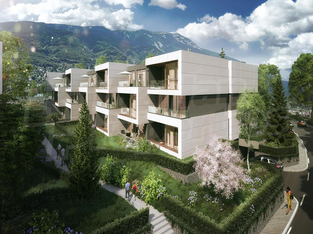 Various types of apartments and houses in a complex from a new philosophy, close to nature Various types of apartments and houses in a complex from a new philosophy, close to nature