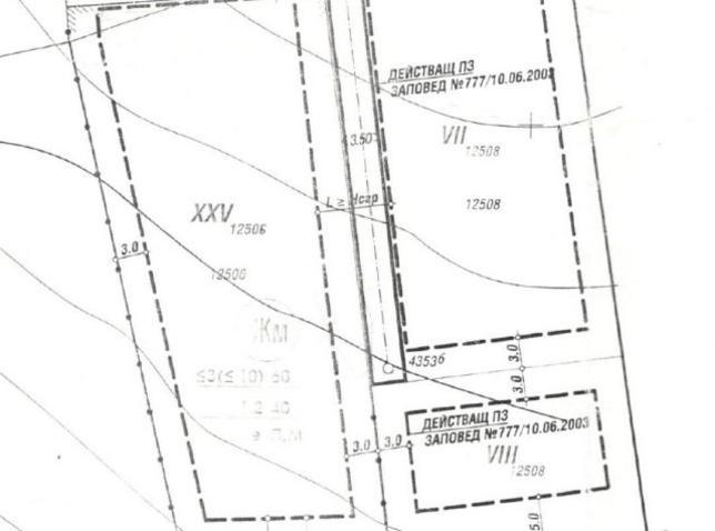 Regulated plot in Zheleznik quarter Regulated plot in Zheleznik quarter