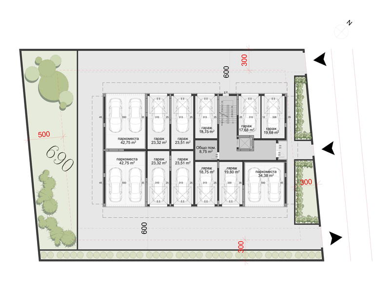 Luxury 4-storey residential building next to Peshtersko shose Blvd. and the Rowing canal
