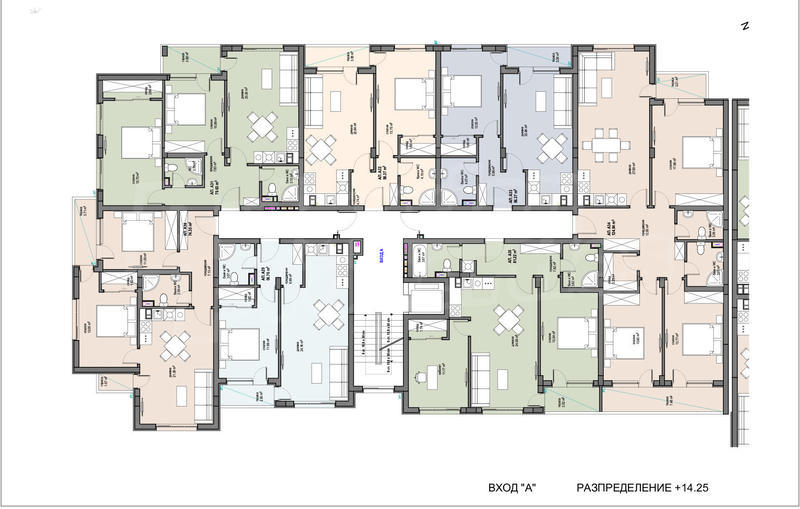Two-bedroom apartment in Lincoln Residence - a complex with many amenities without maintenance fee Two-bedroom apartment in Lincoln Residence - a complex with many amenities without maintenance fee