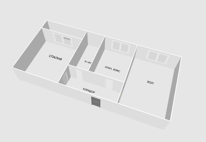 Apartment for renovation in a brick building next to a school and public transport stop Apartment for renovation in a brick building next to a school and public transport stop