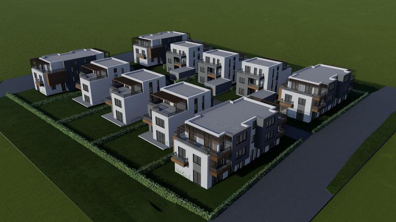 New three-story houses with a quiet location in the city of Varna New three-story houses with a quiet location in the city of Varna