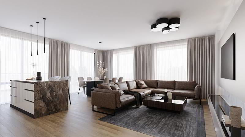 Large apartment with garden, parking space and storage in the price Large apartment with garden, parking space and storage in the price
