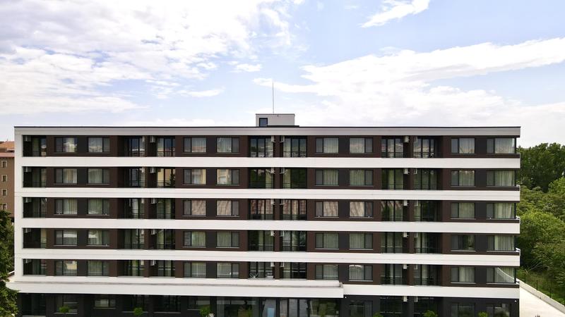 Apartments in a new complex with amenities in the final stage of construction