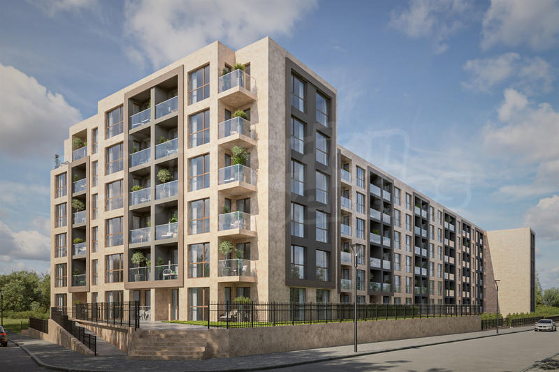 Last 2-bedroom apartment in building with rich landscaping and recreation at the foot of Vitosha, near a future metro station