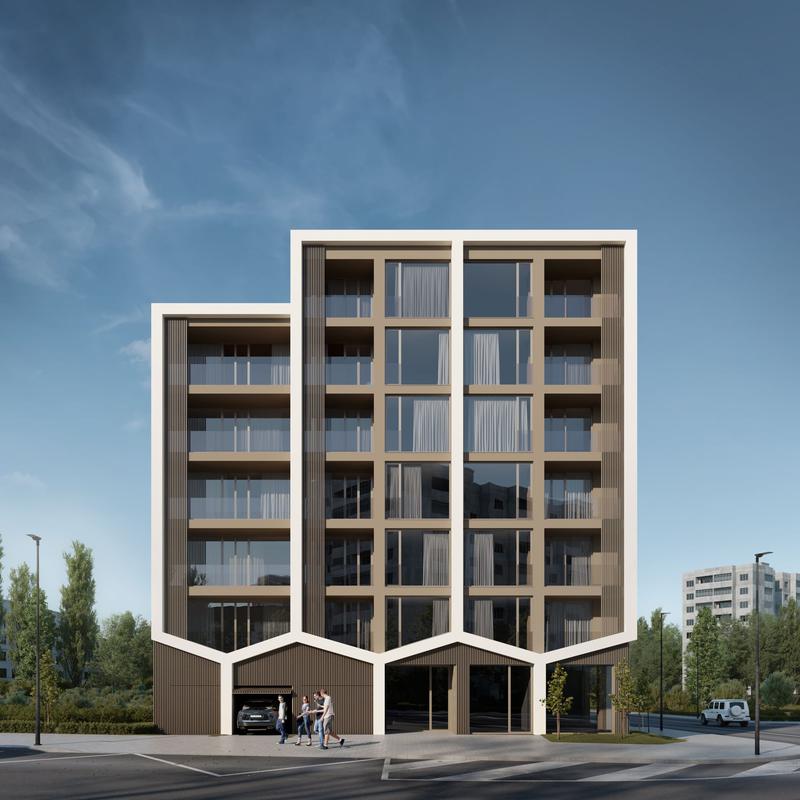 Small building with 27 apartments near Doverie Hospital Small building with 27 apartments near Doverie Hospital