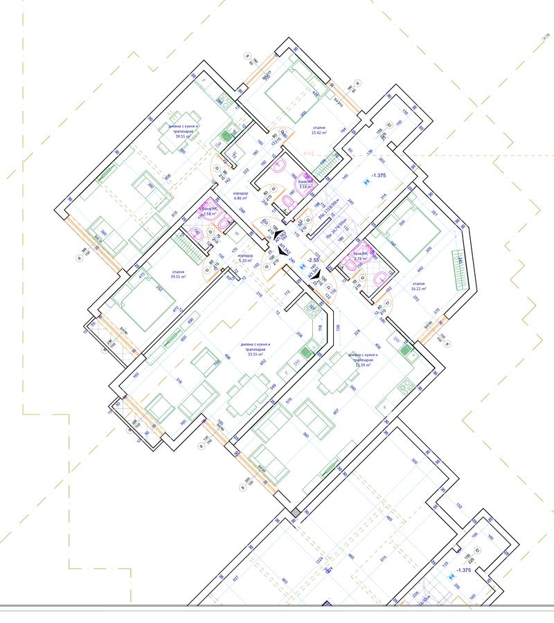 Unfurnished property with equipped bathroom and laid flooring Unfurnished property with equipped bathroom and laid flooring