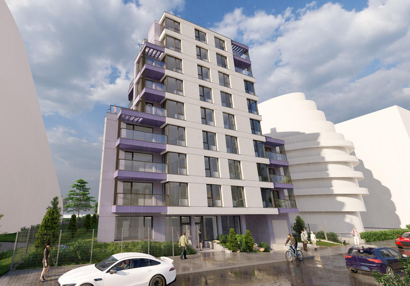 Modern complex with spacious layouts and sunny balconies Modern complex with spacious layouts and sunny balconies